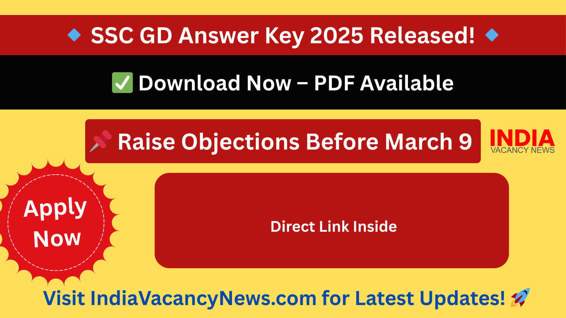 SSC GD Answer Key 2025